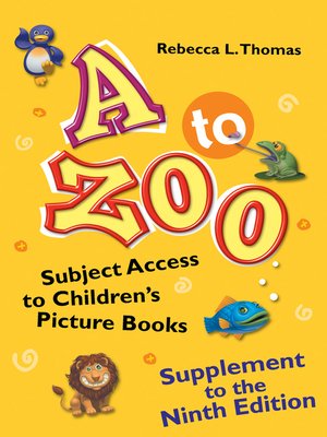cover image of A to Zoo, Supplement to the